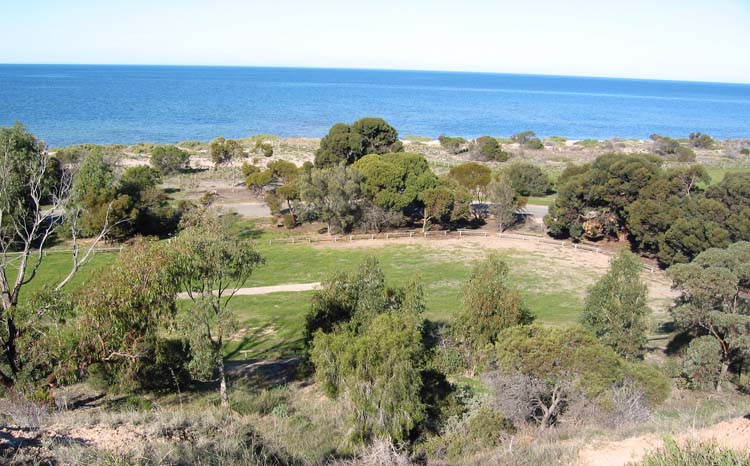 Prices Park from clifftop