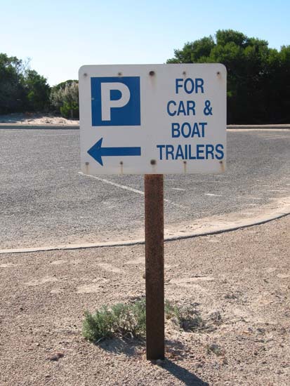 Carpark sign